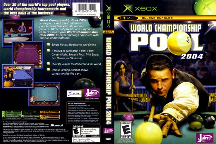 World Championship Pool 2004 - Xbox Original | VideoGameX