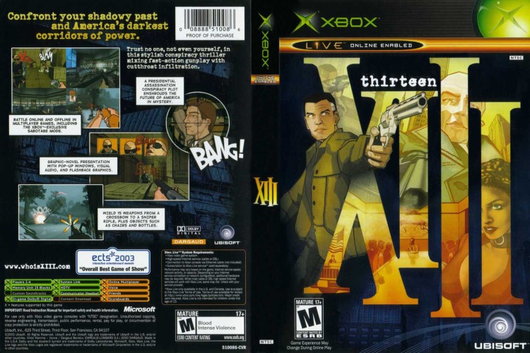 XIII [BC] - Xbox Original | VideoGameX