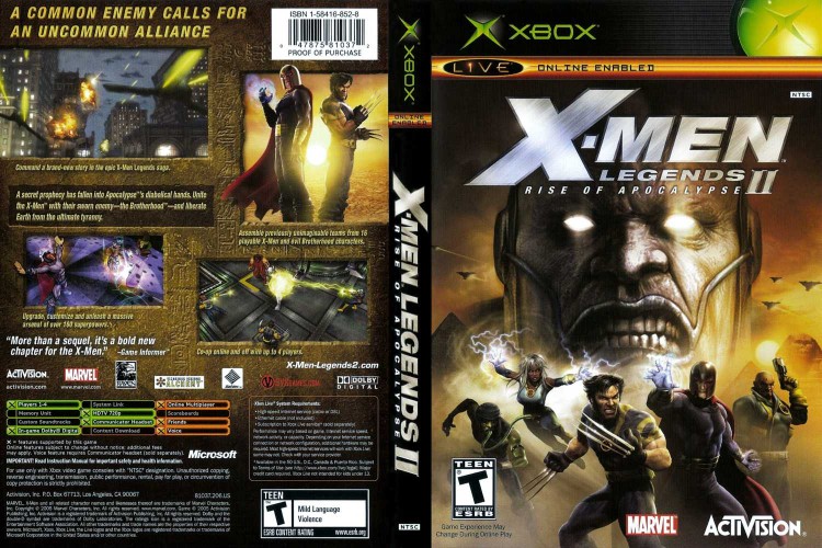 X-Men Legends II: Rise of Apocalypse - Xbox Original | VideoGameX