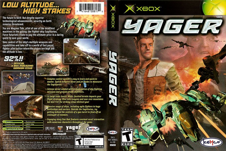 Yager - Xbox Original | VideoGameX