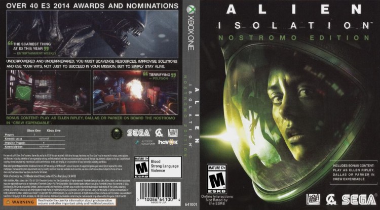 Alien: Isolation - Xbox One | VideoGameX