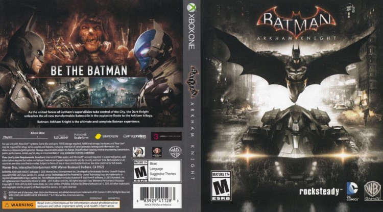 Batman: Arkham Knight - Xbox One | VideoGameX