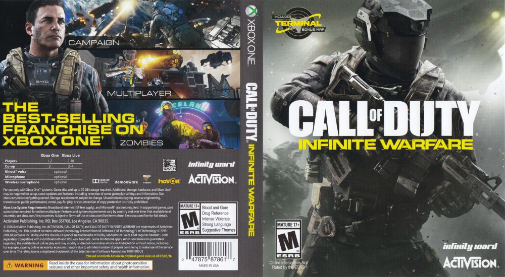 call of duty infinite warfare for xbox one