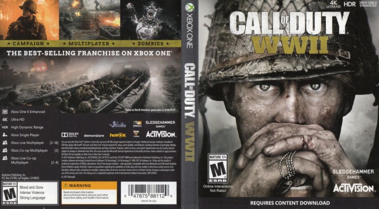 Call of Duty WWII - Xbox One | VideoGameX