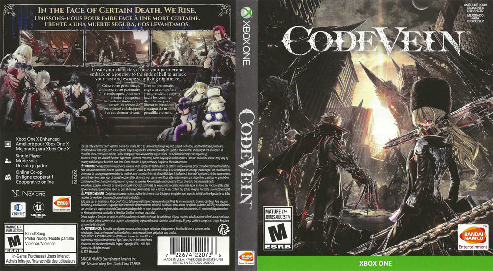 Code Vein - Xbox One