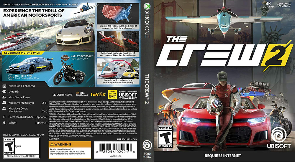 One Xbox - | 2, The Crew VideoGameX
