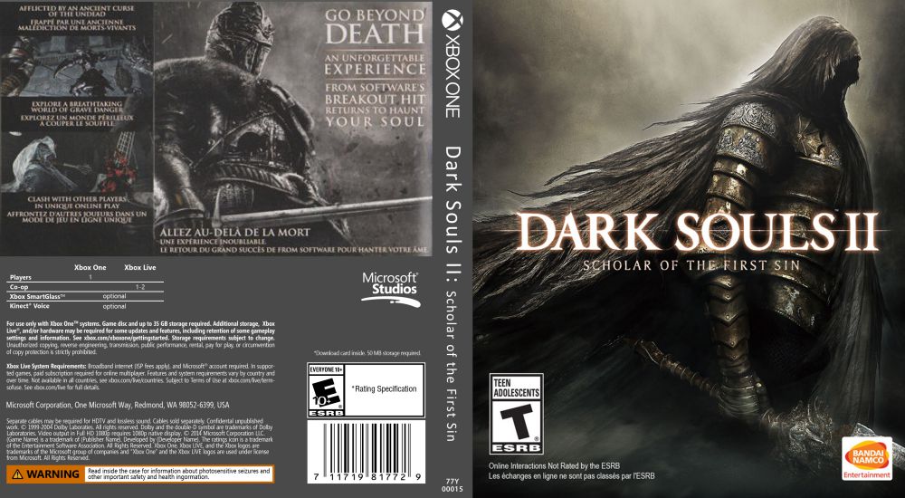 YESASIA: Dark Souls II: Scholar of the First Sin (Japan Version) - From  Software, FROM Software - Xbox One Games - Free Shipping - North America  Site