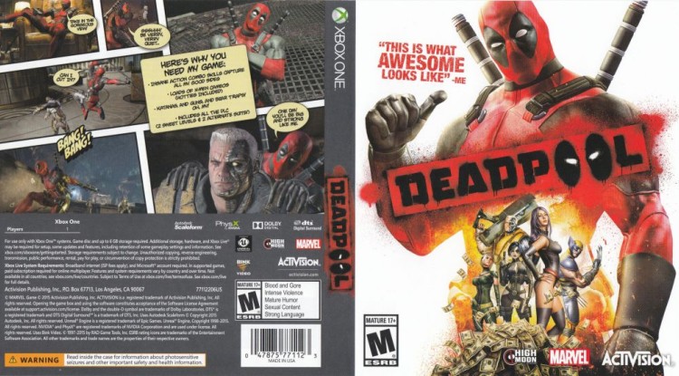 Deadpool - Xbox One | VideoGameX