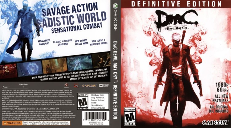 DmC Devil May Cry: Definitive Edition - Xbox One | VideoGameX