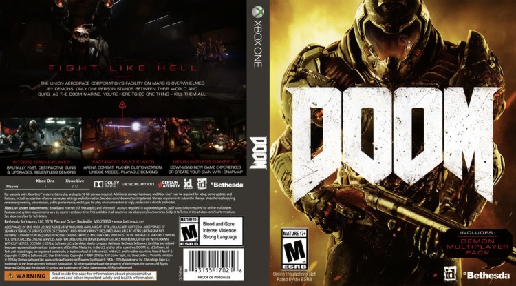 Doom - Xbox One | VideoGameX