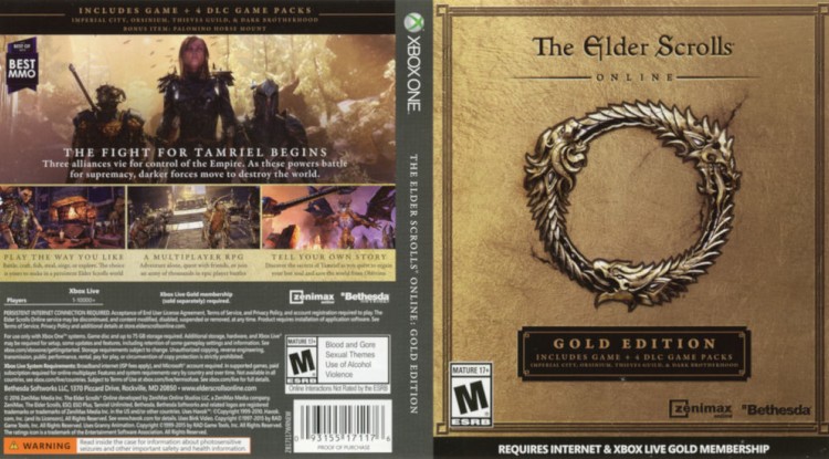 Elder Scrolls Online, The [Gold Edition] - Xbox One | VideoGameX