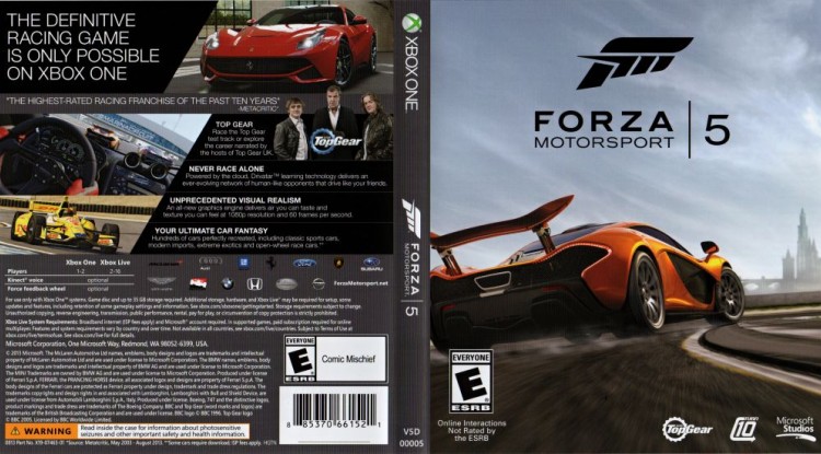 Forza Motorsport 5 - Xbox One | VideoGameX