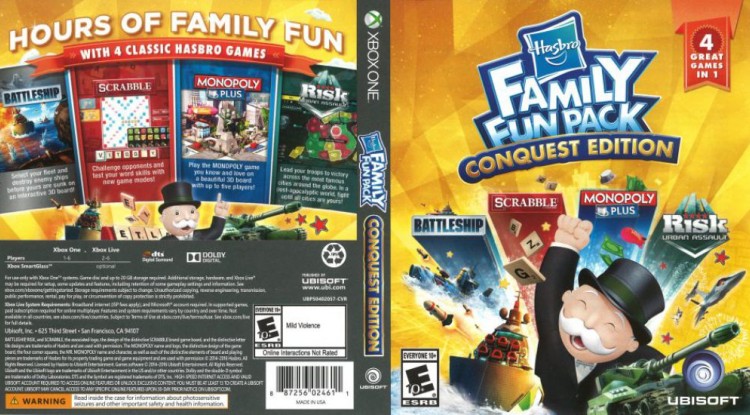 Hasbro Family Fun Pack: Conquest Edition - Xbox One | VideoGameX