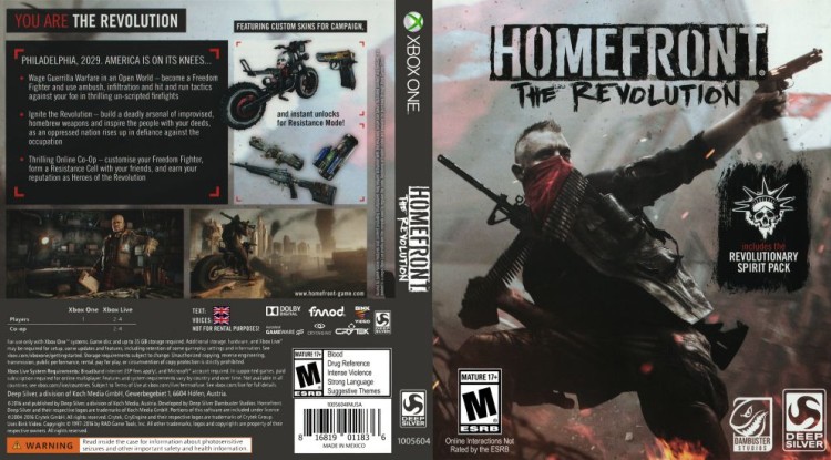 Homefront: The Revolution - Xbox One | VideoGameX