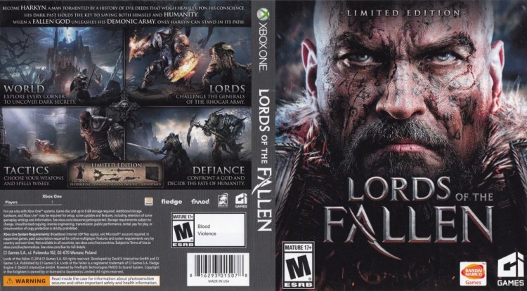 Lords of the Fallen - Xbox One | VideoGameX