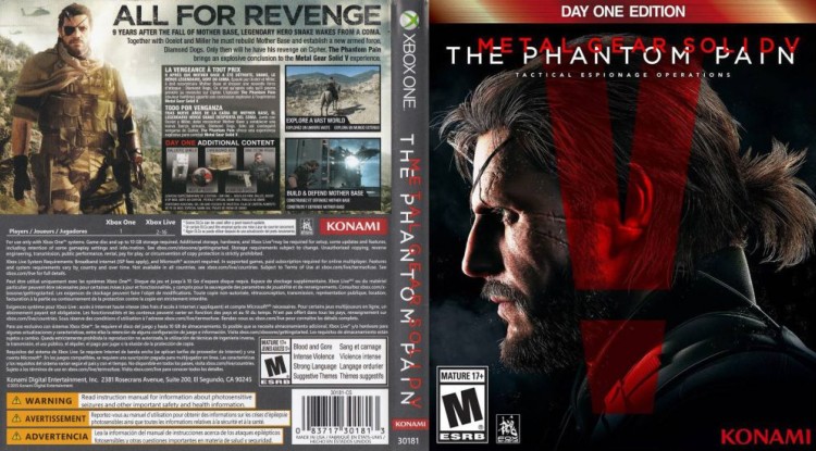 Metal Gear Solid V: Phantom Pain - Xbox One | VideoGameX