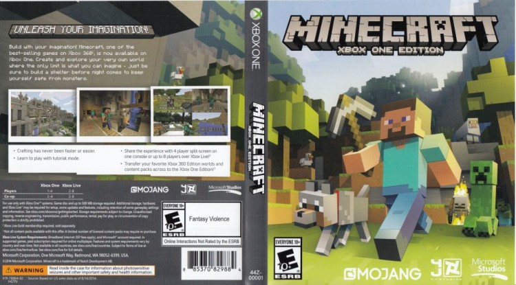 Minecraft Xbox One Edition - Xbox One | VideoGameX