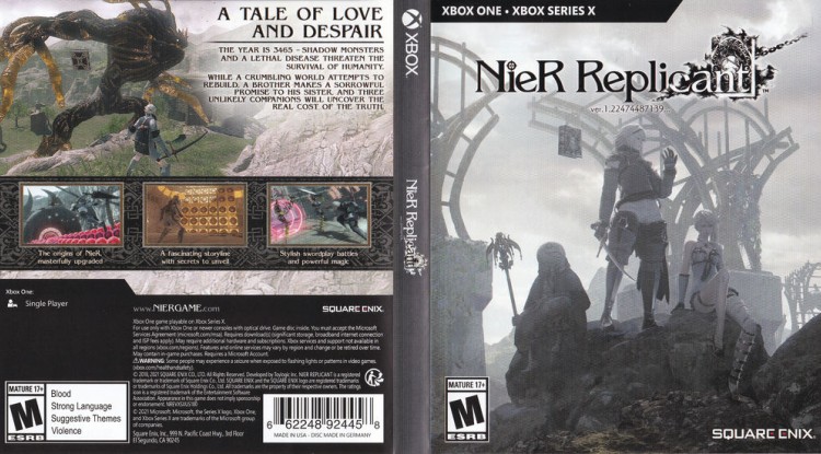 Nier Replicant - Xbox One | VideoGameX