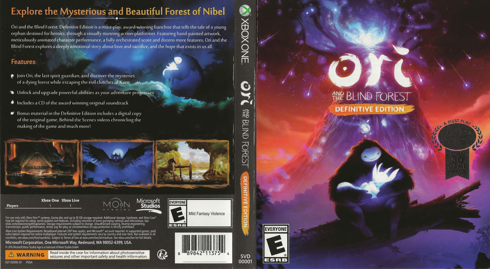  Ori and the Blind Forest: Definitive Edition - Xbox