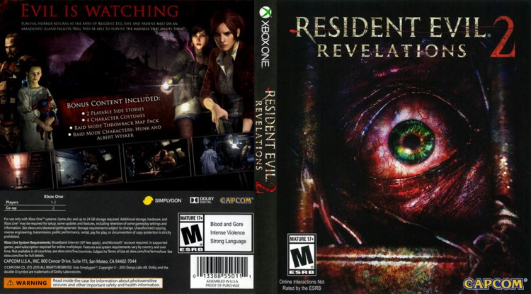 Resident Evil: Revelations 2 - Xbox One | VideoGameX