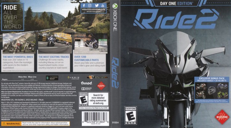 Ride 2 - Xbox One | VideoGameX