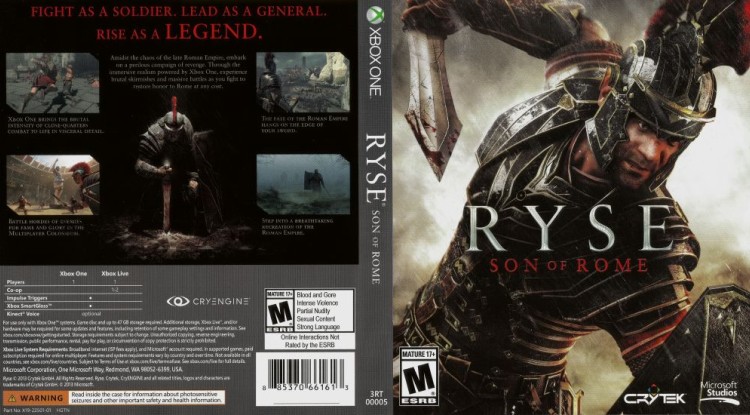 Ryse: Son of Rome - Xbox One | VideoGameX