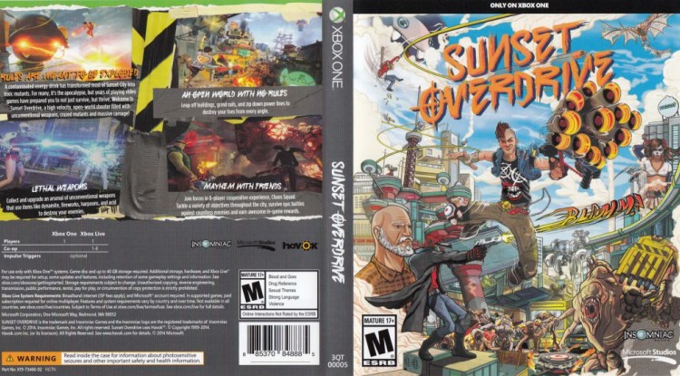 Sunset Overdrive - Xbox One | VideoGameX