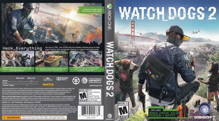 Watch Dogs 2 - Xbox One | VideoGameX