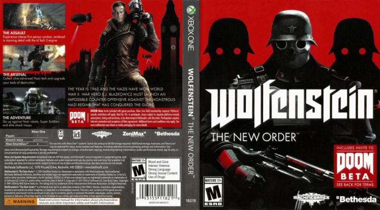 Wolfenstein: New Order - Xbox One | VideoGameX