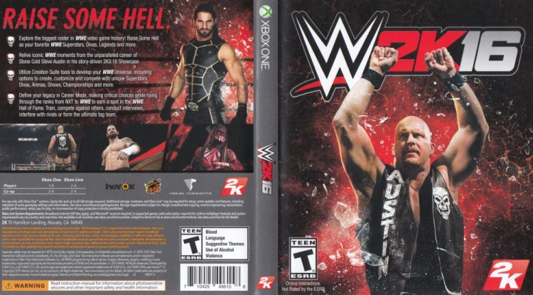 WWE 2K16 - Xbox One | VideoGameX